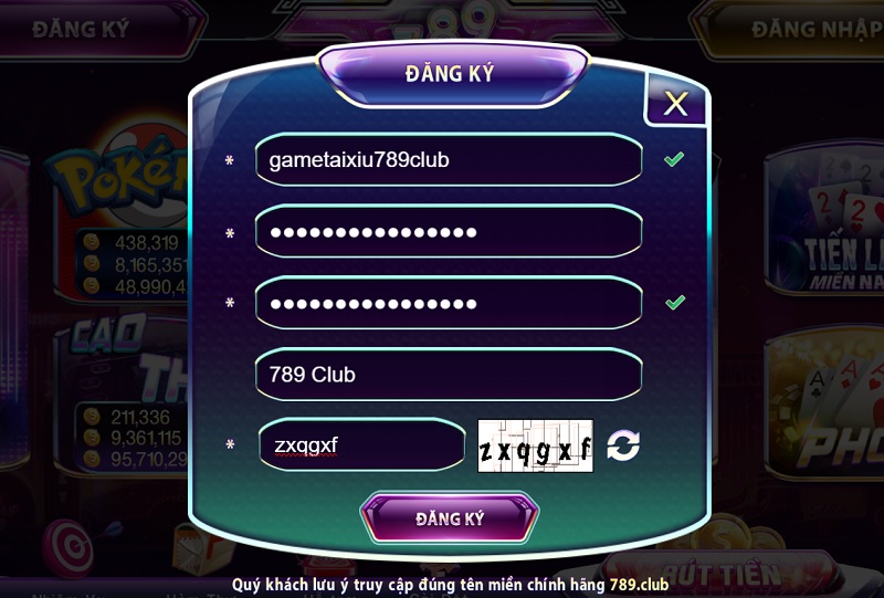 đăng ký 789 club